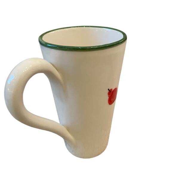 VIETRI Old St. Nick Latte Mug with Birds Hand Painted Santa Claus Made in Italy - Picture 8 of 13